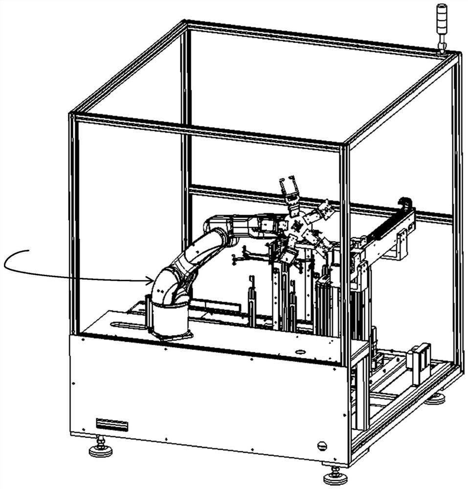 Server backboard assembling assembly