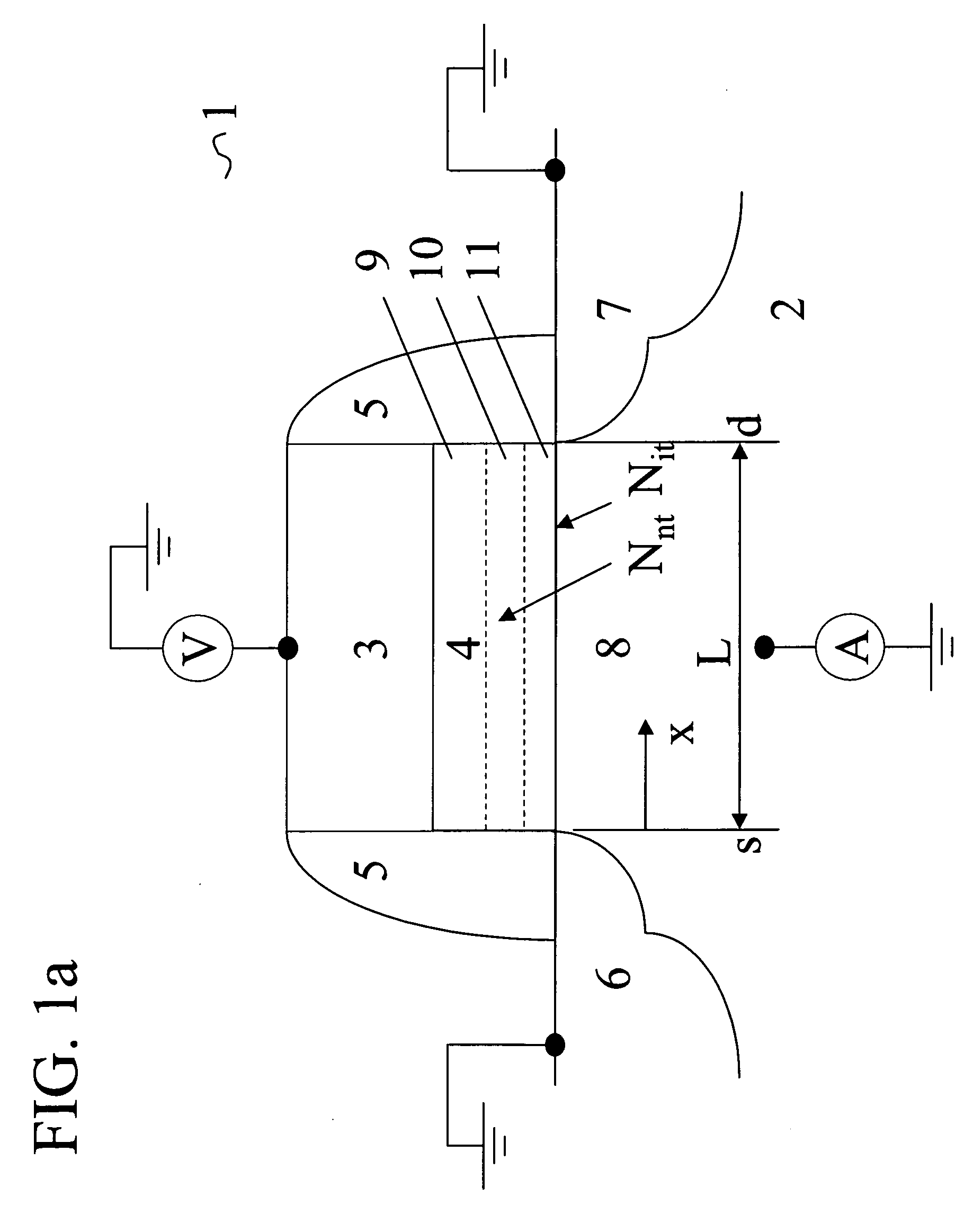 Method for extracting the distribution of charge stored in a semiconductor device