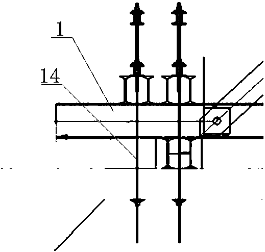 Hanging basket method cantilever casting corrugated steel web skew box girder bridge construction method