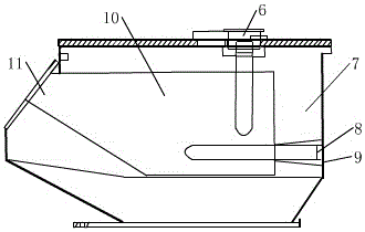 Inert gas shielding immersion type heating difunctional low-pressure casting furnace