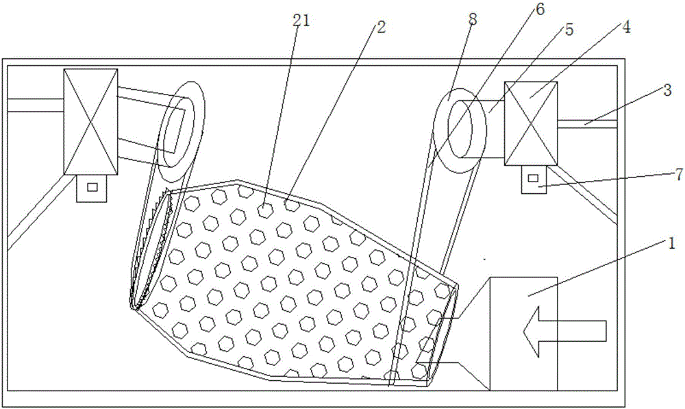 Salvaging and collecting system for rubbish in water body