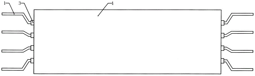 Casting type medium and high voltage busway with multiple insulation structure