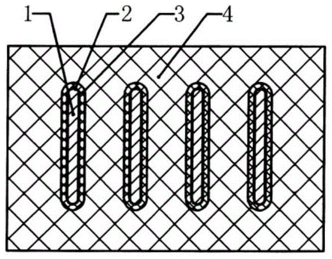 Casting type medium and high voltage busway with multiple insulation structure