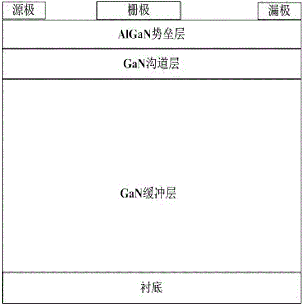 Vertical GaN heterojunction field-effect transistor with P type GaN island