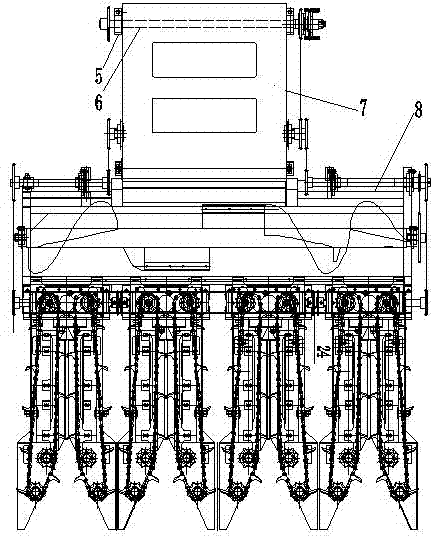 Corn combine harvester