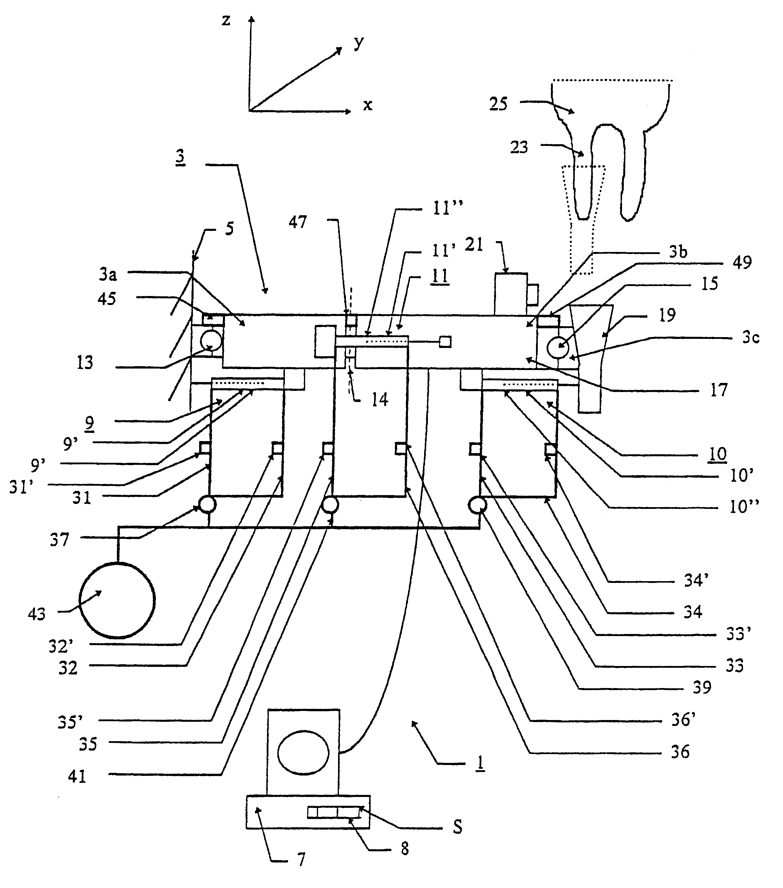 Method and device for controlling the movement of a movable part