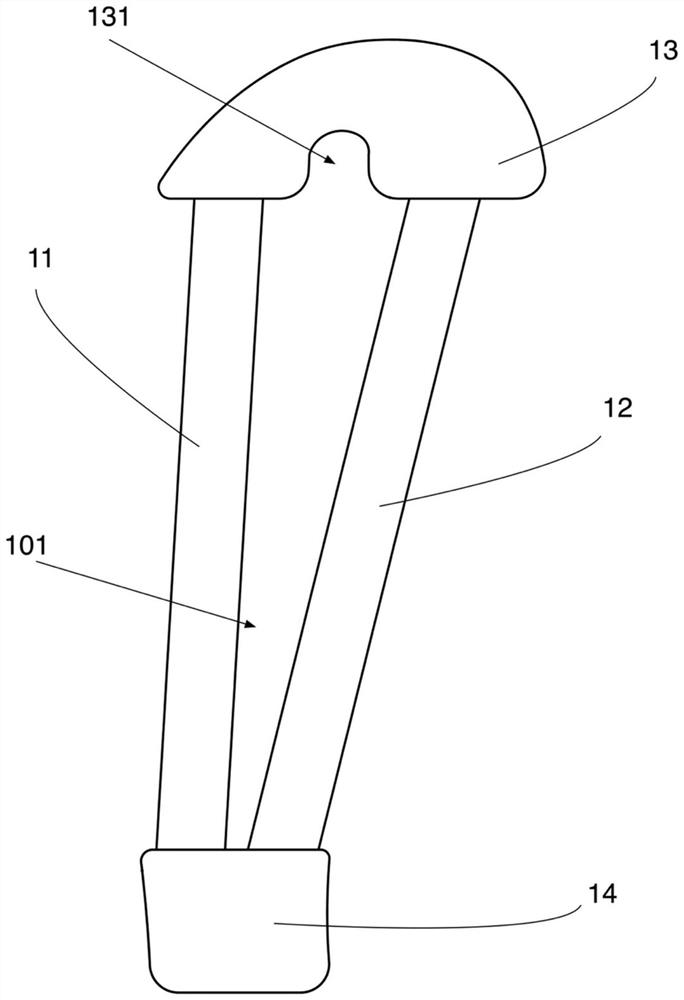 Carbon fiber component for shoe sole, shoe sole and shoe