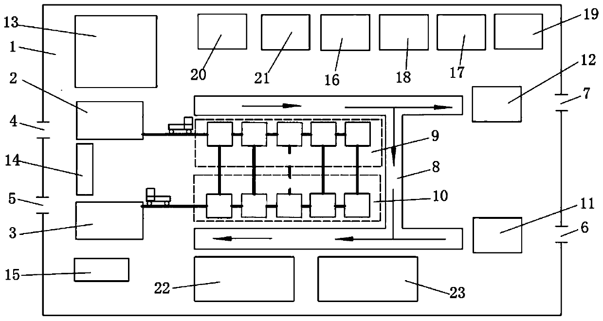 A cyclic operation intra-city logistics system