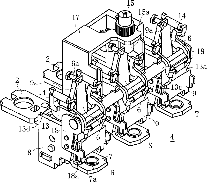 Overcurrent-tripping device for circuit breaker