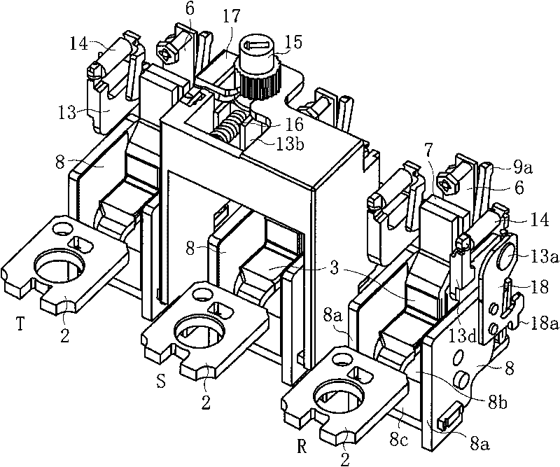 Overcurrent-tripping device for circuit breaker