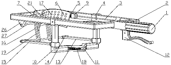 A labor-saving artificial pineapple harvesting machine