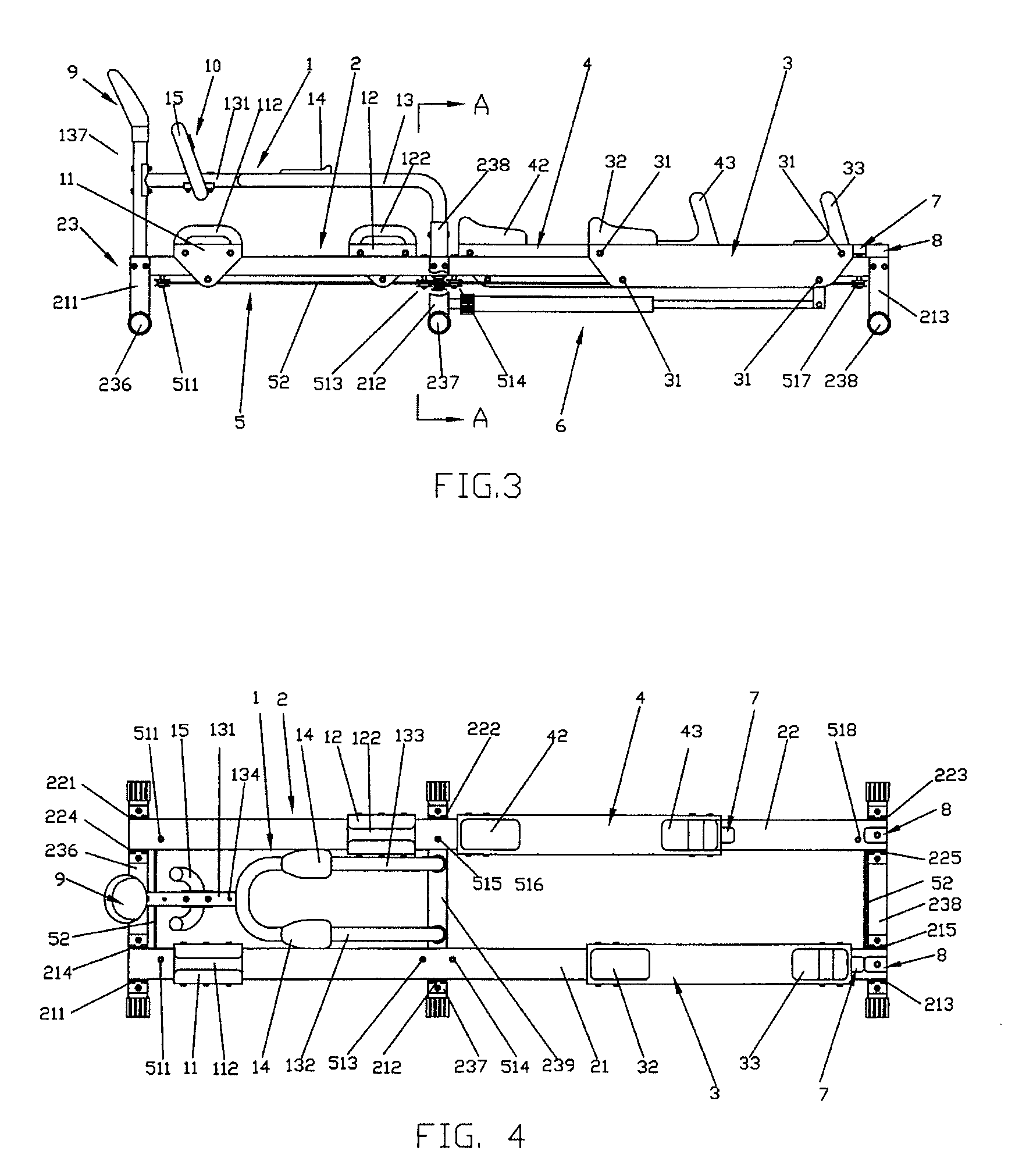 Prostrate grabbling exercise apparatus