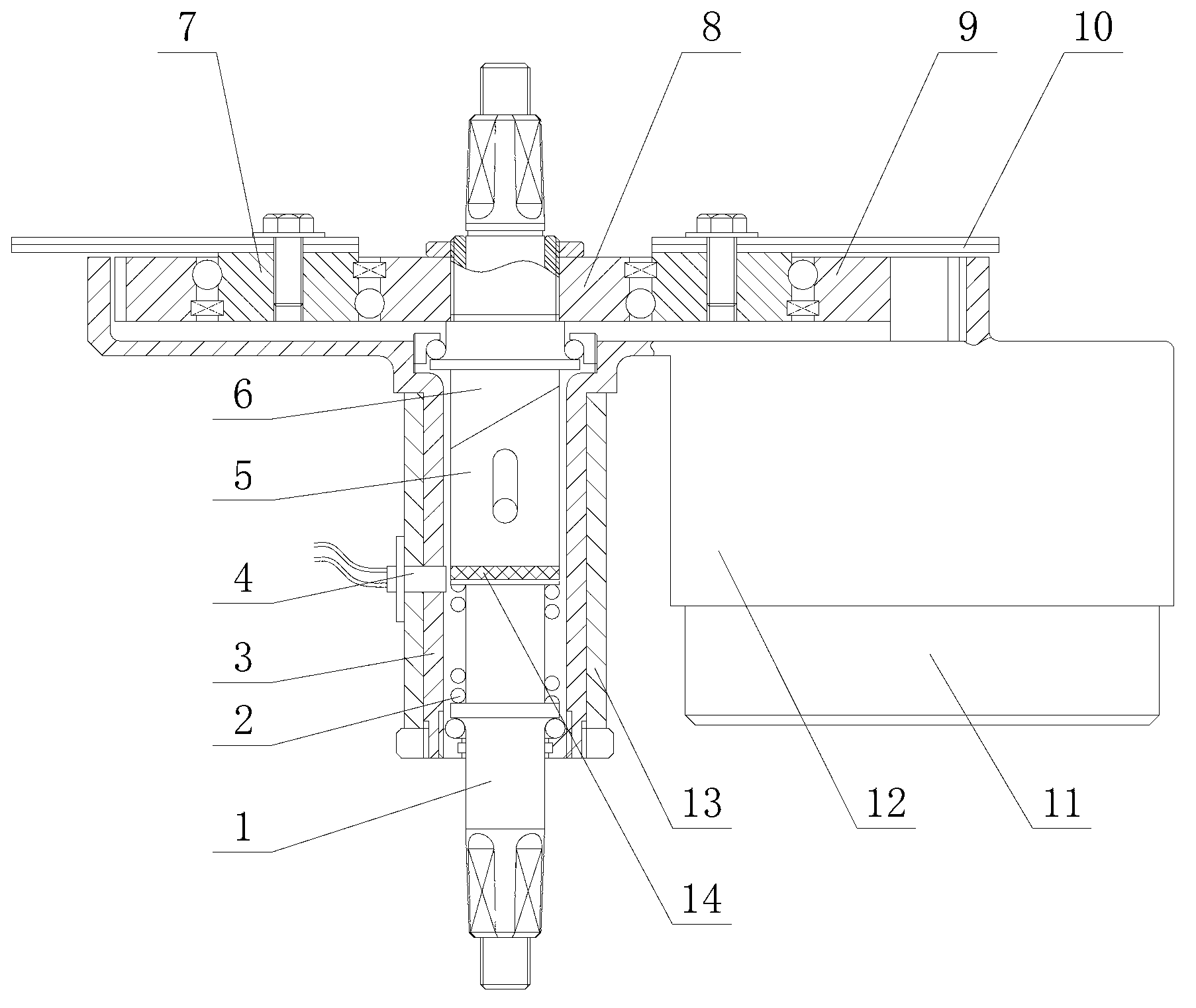 Middle drive system for electric bicycles