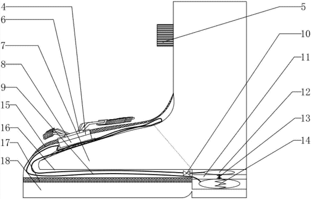 Semiconductor refrigeration shoe