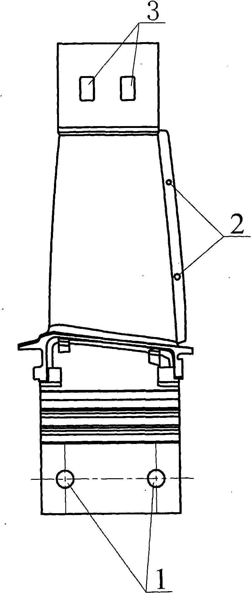 Method for positioning mold core and mold shell of hollow blade