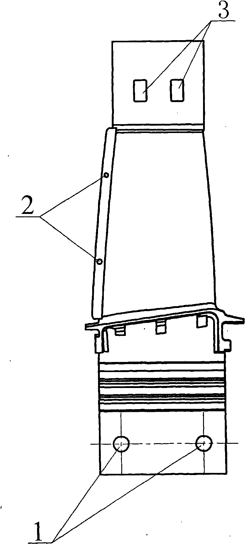 Method for positioning mold core and mold shell of hollow blade