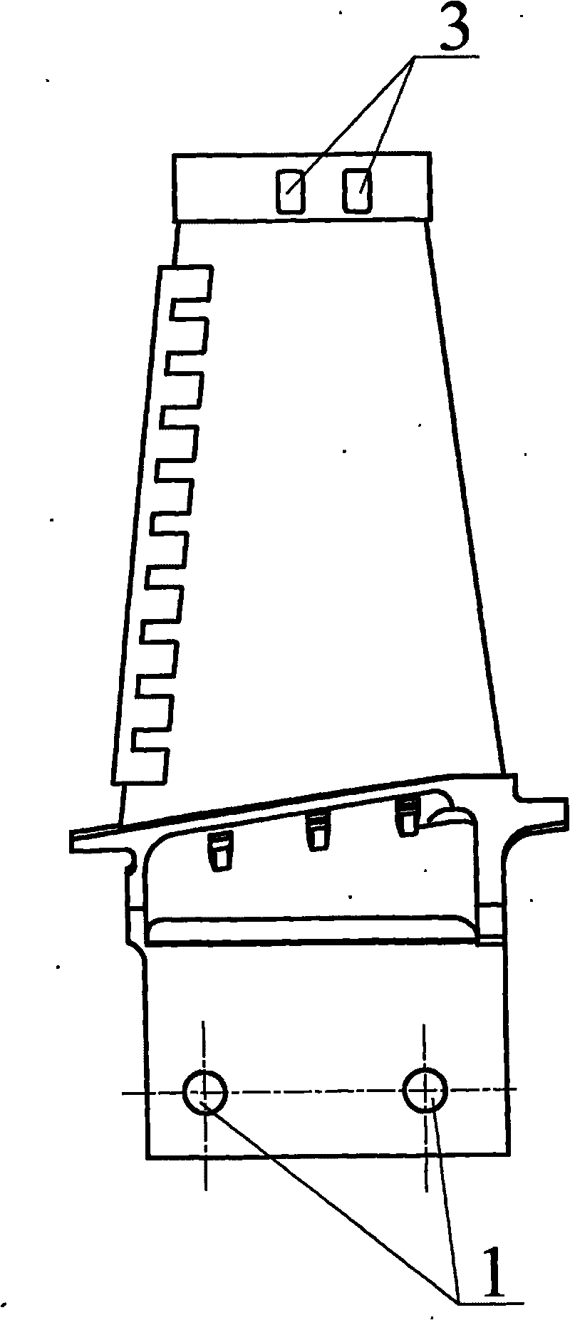 Method for positioning mold core and mold shell of hollow blade