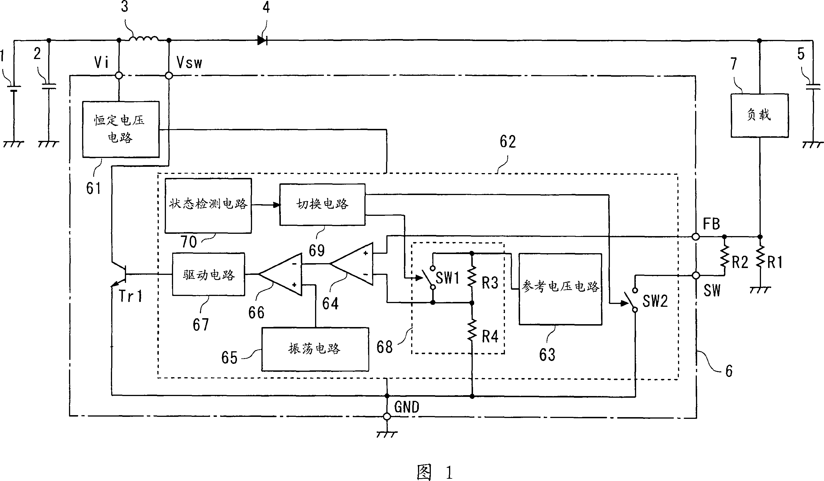 Power supply circuit device and electronic apparatus provided therewith