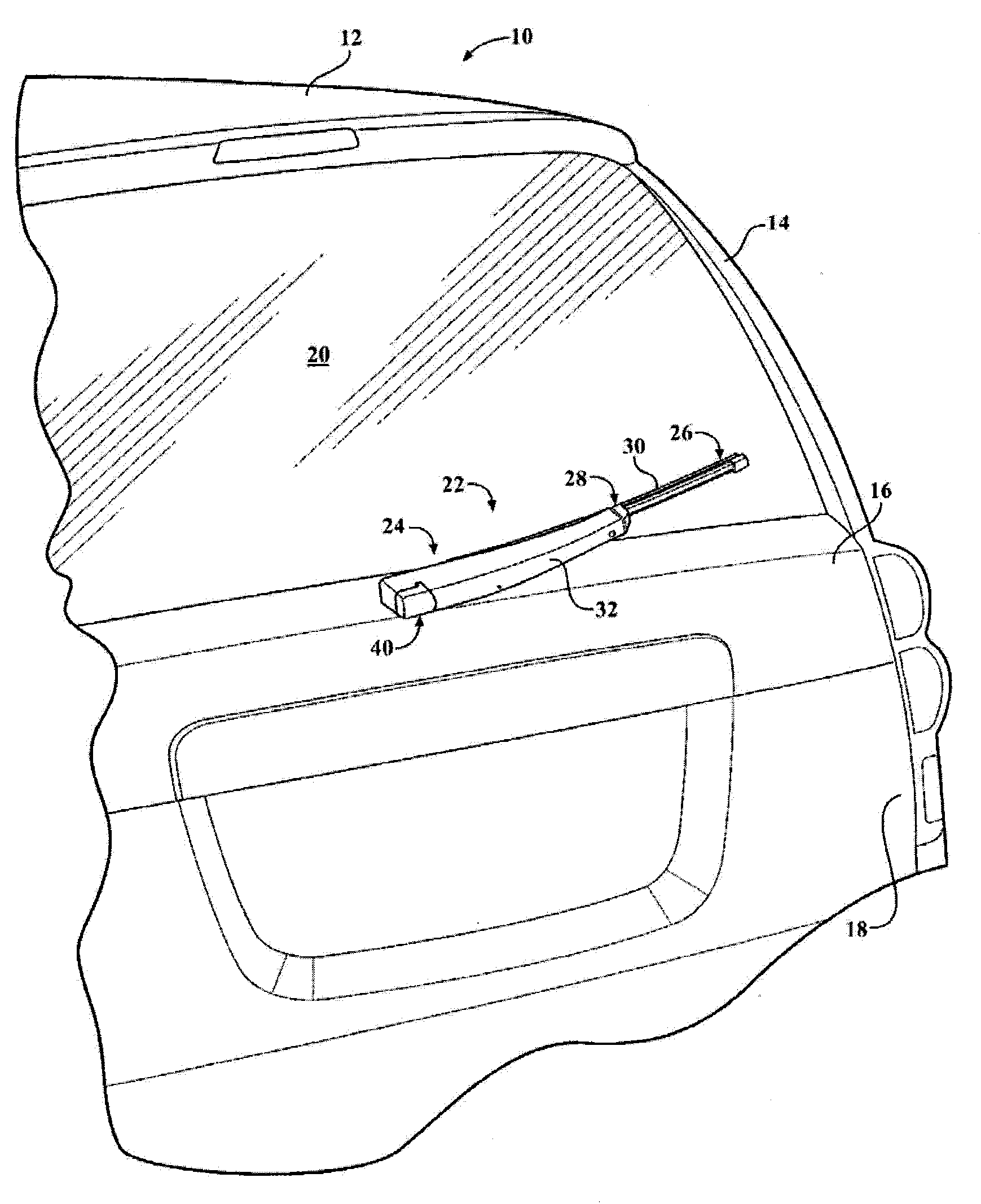 Wiper arm having swivel cover allowing access to the head and pivot shaft