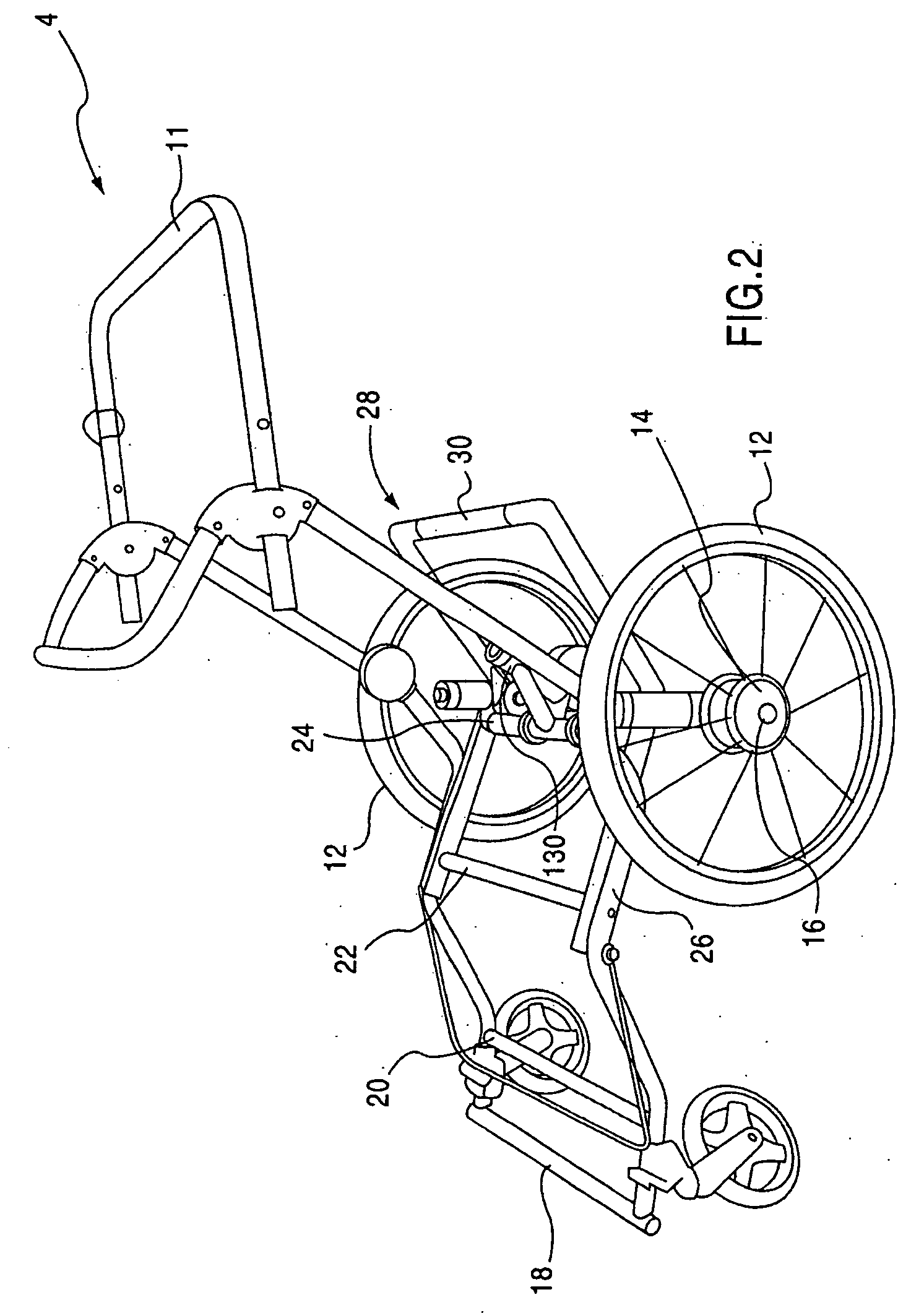 Convertible stroller-cycle