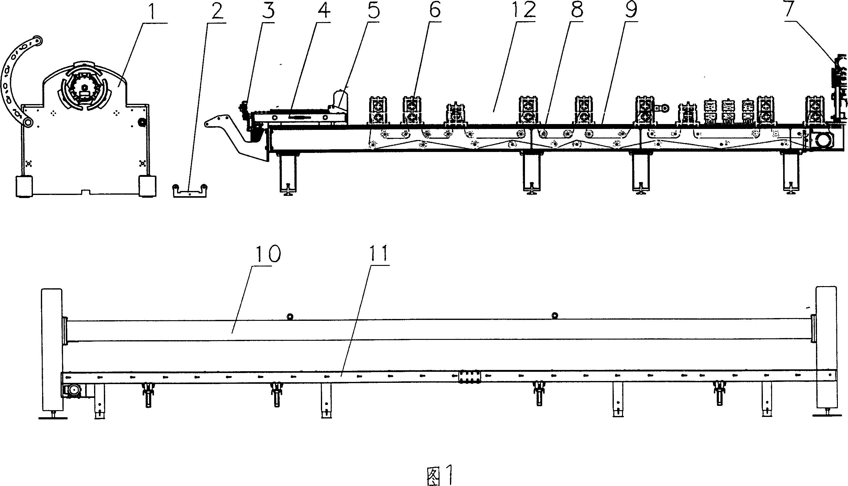 High speed roller pressing forming machine