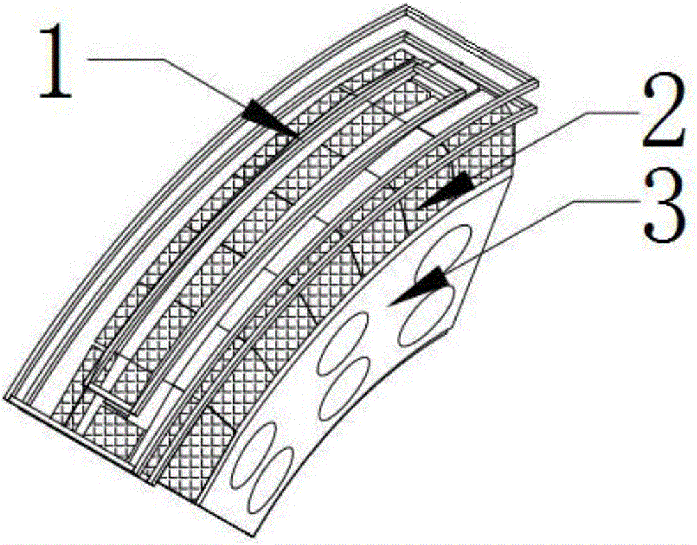 Induction brazing method for edge scraper of shielding tunneling machine