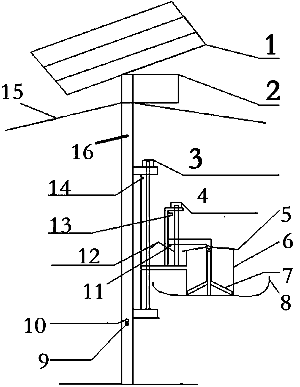 Automatic quantitative food conveying device for birds at open fields