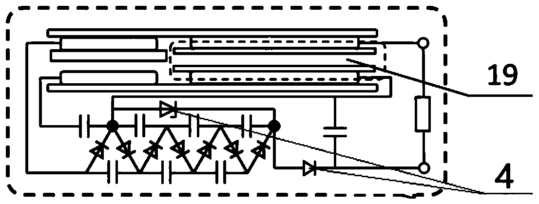 External charge excited triboelectric generator and its method and application