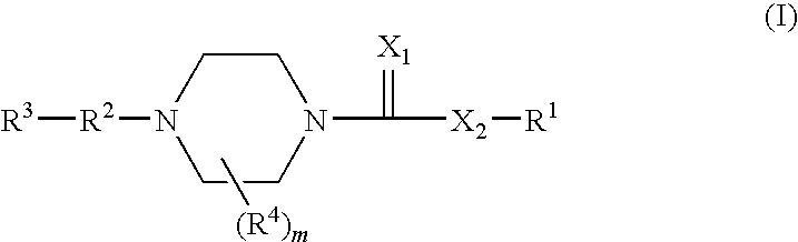 1,4-substituted piperazine derivatives