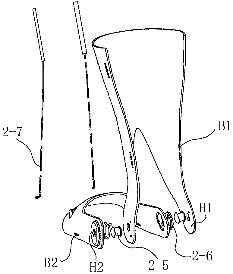 Light-weight rope-driven intelligent ankle joint exoskeleton system