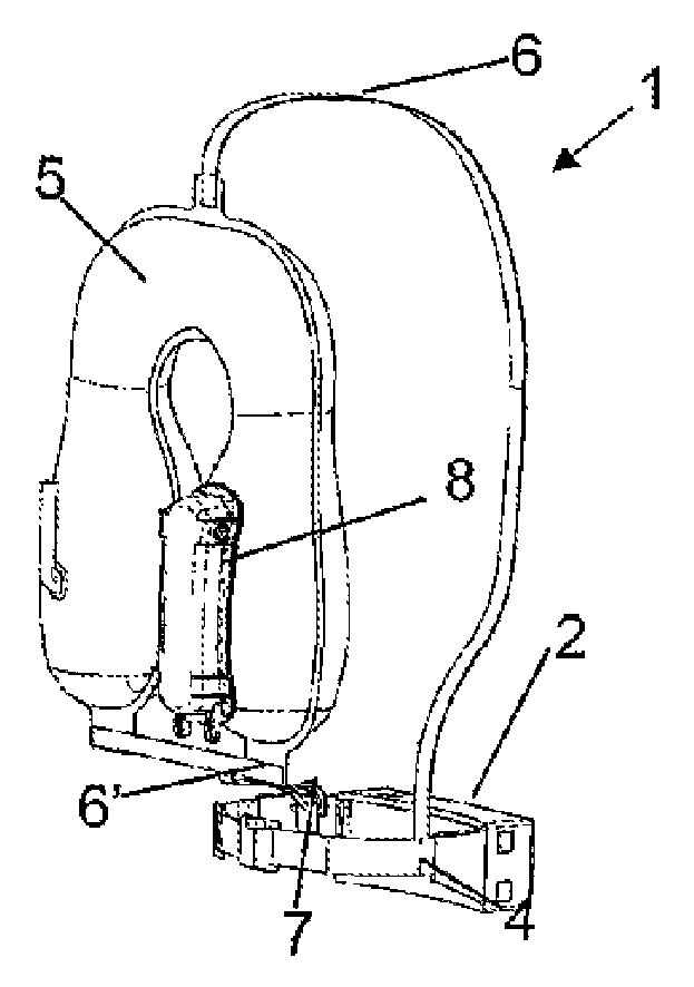 Passive security system and equipment on vessels for man over board situations