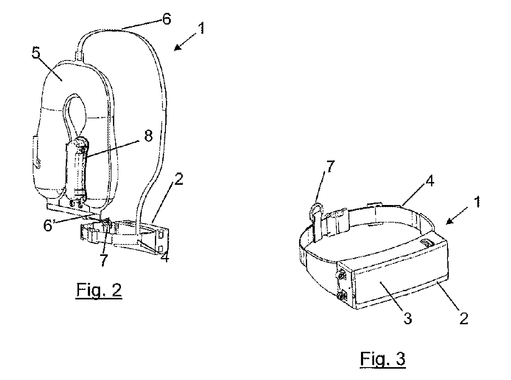 Passive security system and equipment on vessels for man over board situations