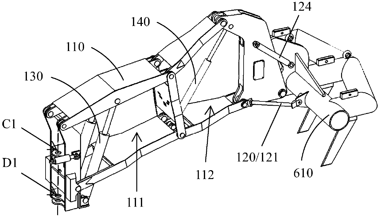 Self-propelled farmland deep scarification operating machine