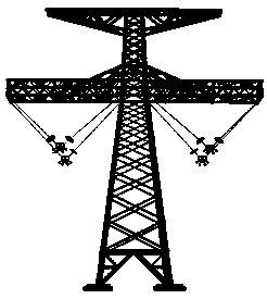 Unmanned aerial vehicle automatic patrolling method for direct current single-circuit tension tower