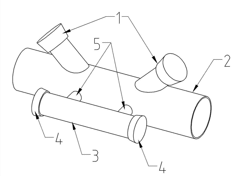 Method and device for detecting ultrasonic flow by time-difference method