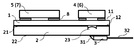 Integrated parallel optical assembly and optical transceiver module