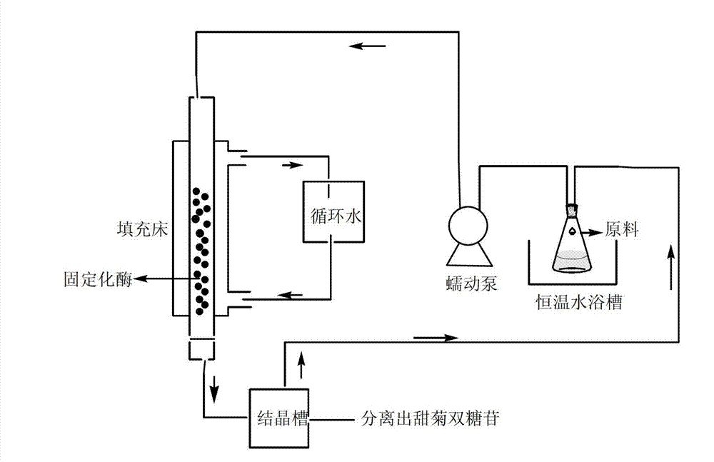 Method for preparing rebaudioside by use of stevioside