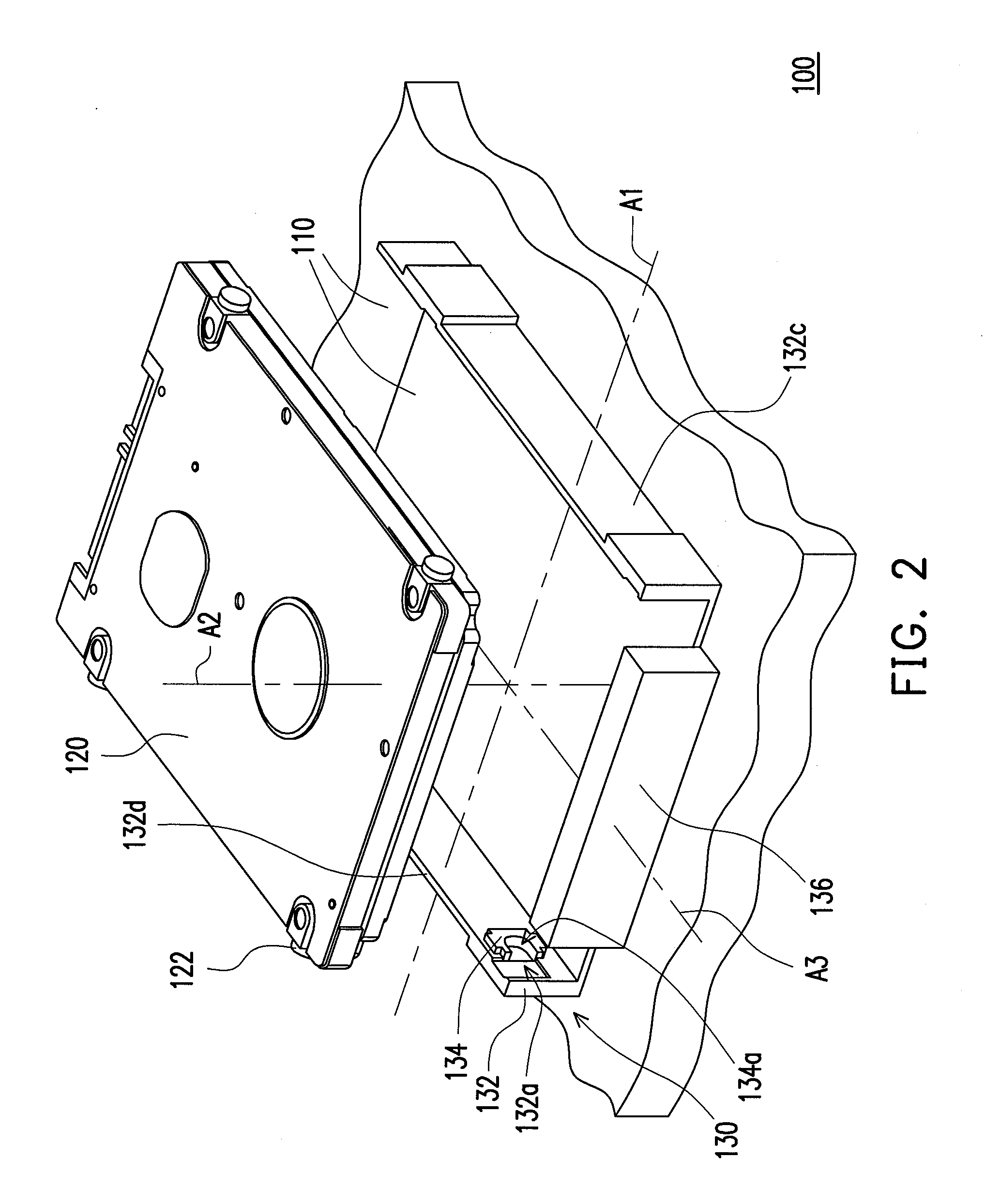 Electronic apparatus, positioning element and electronic device fixing module