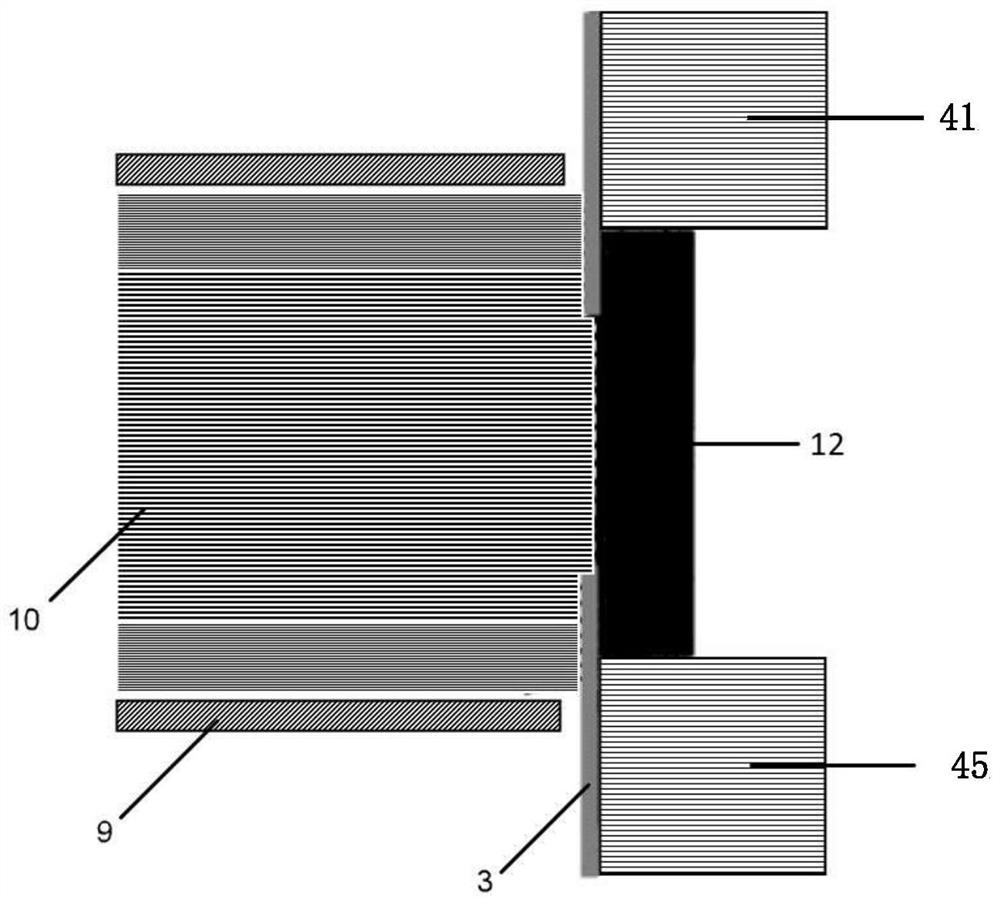 Sample box for glow discharge analysis and characterization and use method