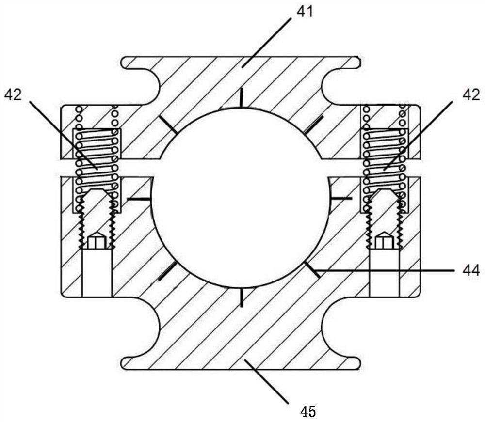 Sample box for glow discharge analysis and characterization and use method