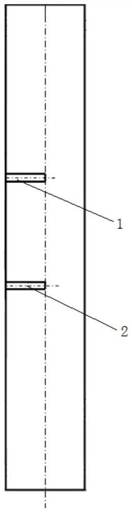 Ultrasonic detection method for diffusion welding head of hollow support plate