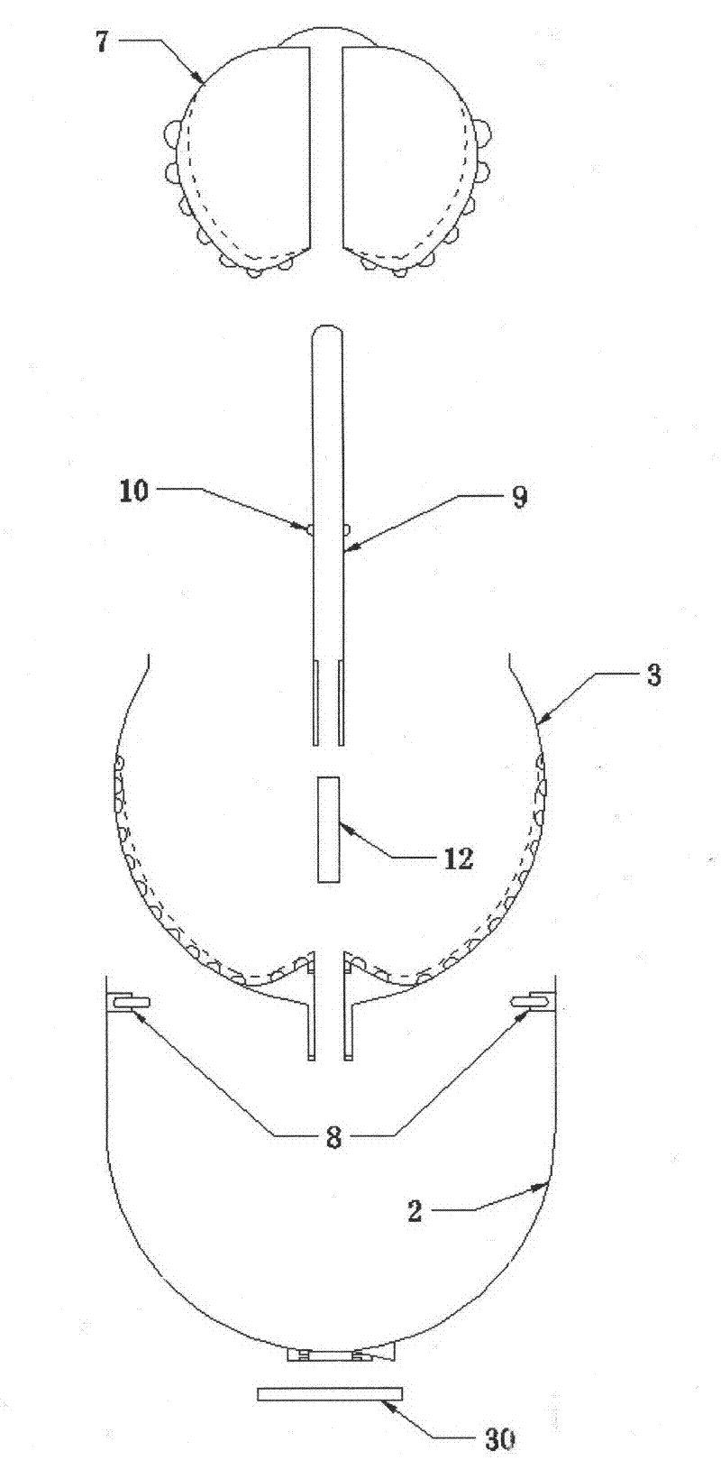 Rubbing type washing machine