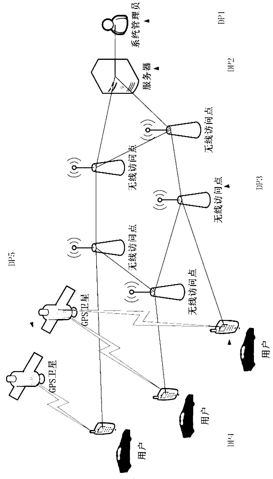 Traffic jam avoiding prompting system based on collective intelligence network