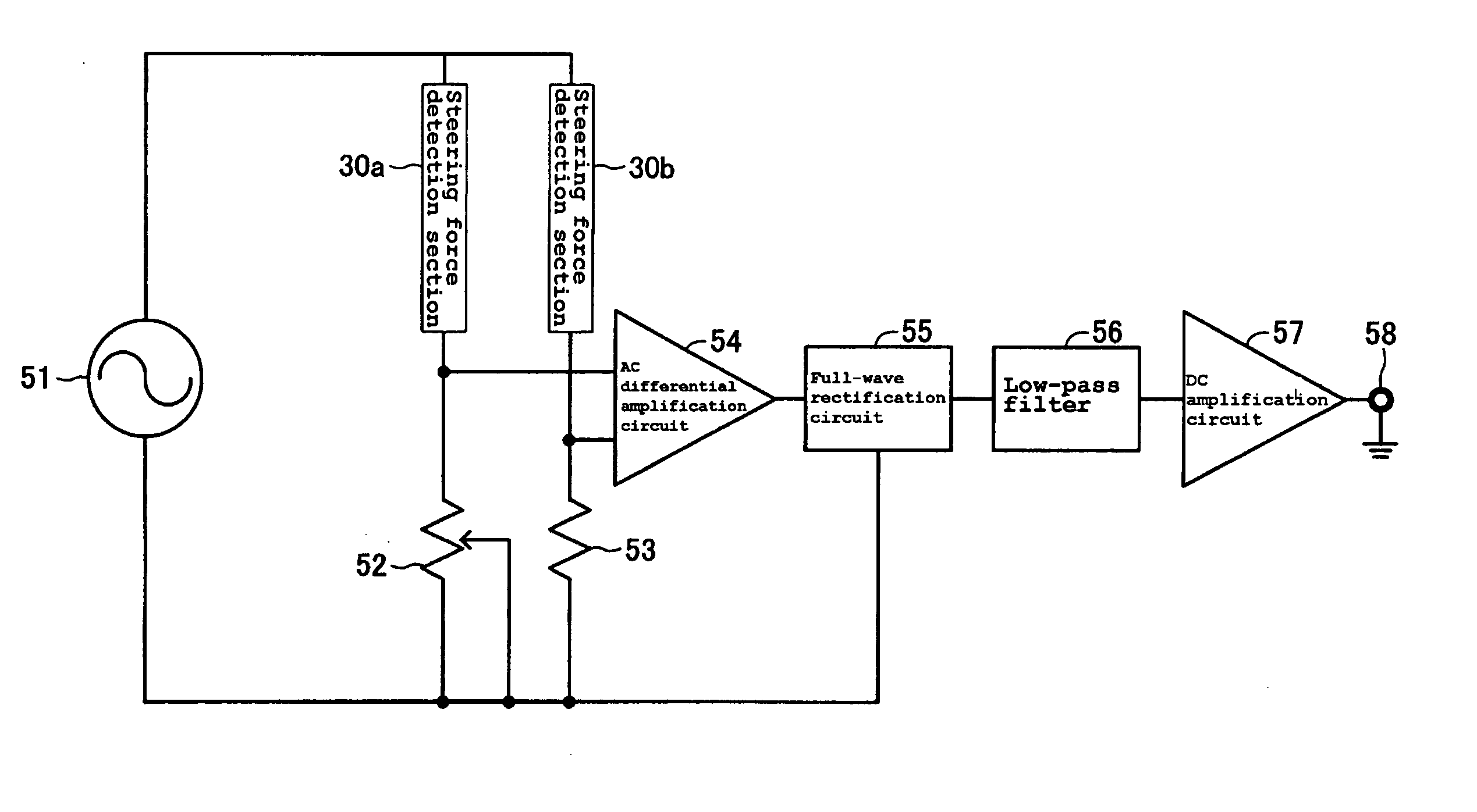 Steering force detection device for steering handle of vehicle