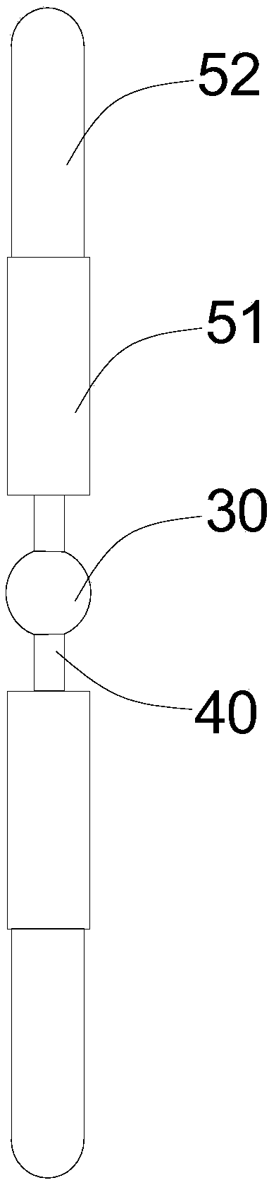 Wind driven generator with telescopic blade