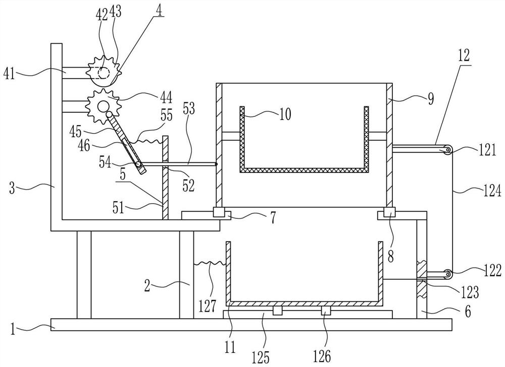 A rapid screening device for concrete raw materials used in bridge guardrail pouring construction