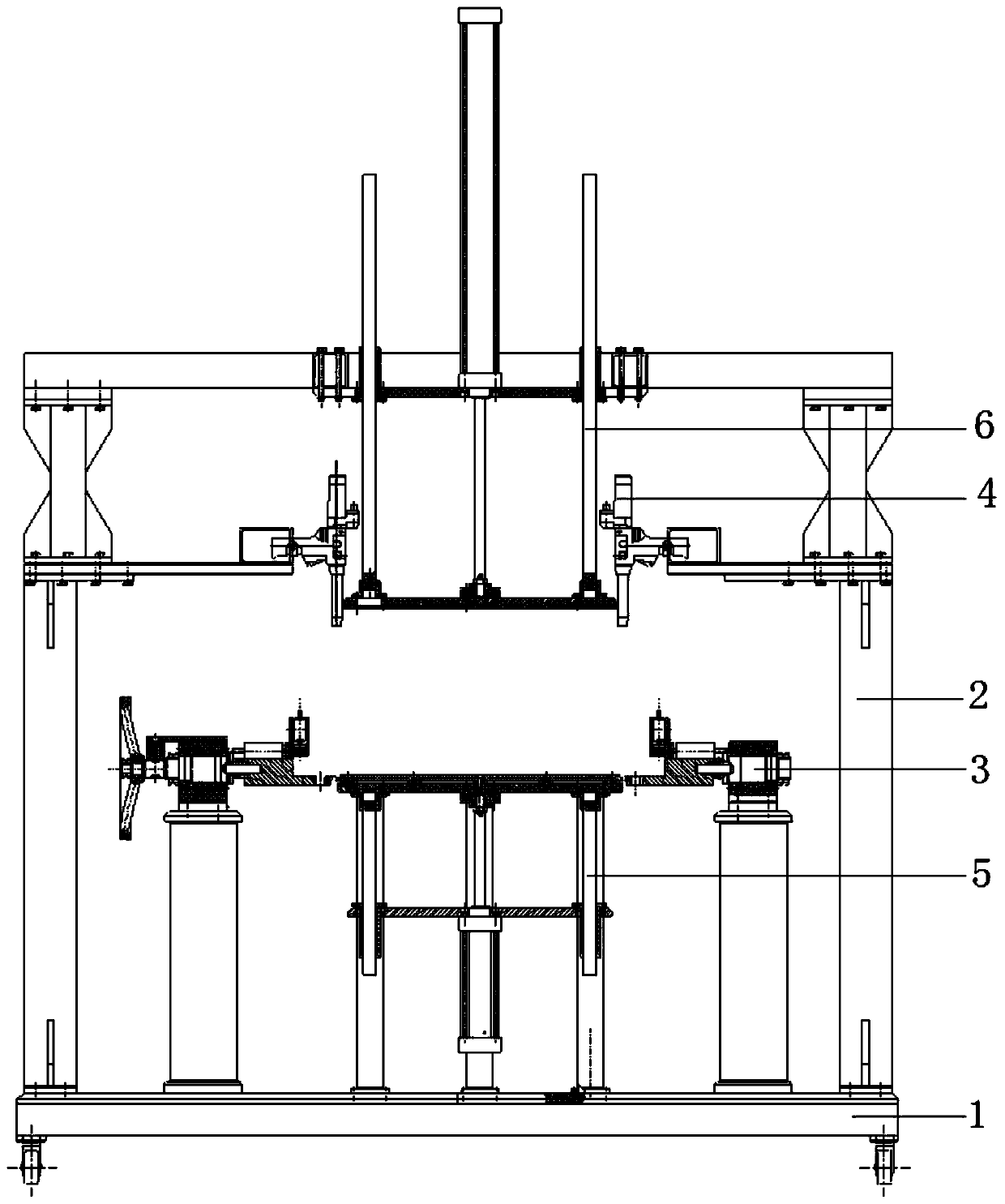 Intercooler double-track welding device