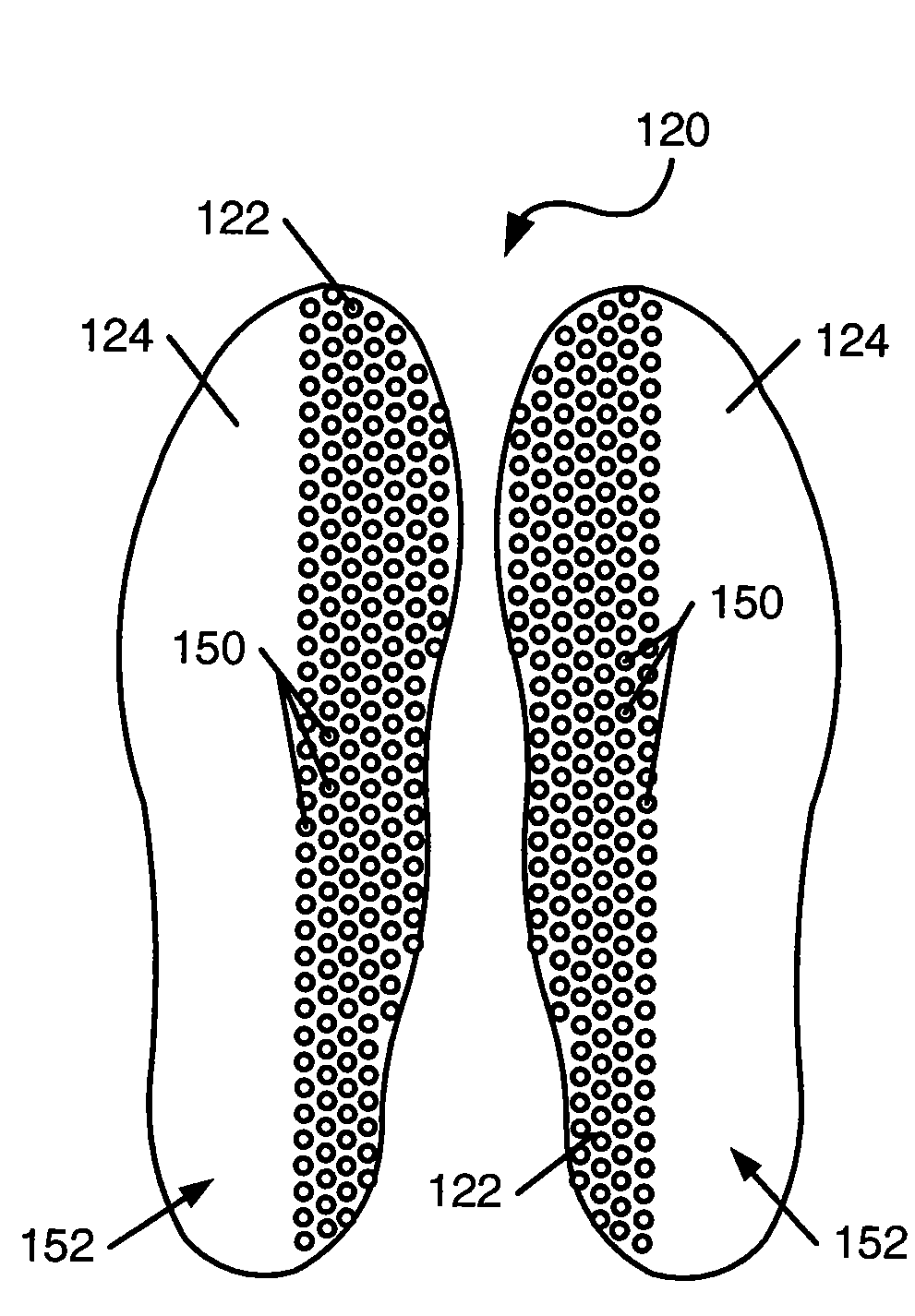 Medially or laterally textured footbeds for controlling lower extremity kinematics and kinetics