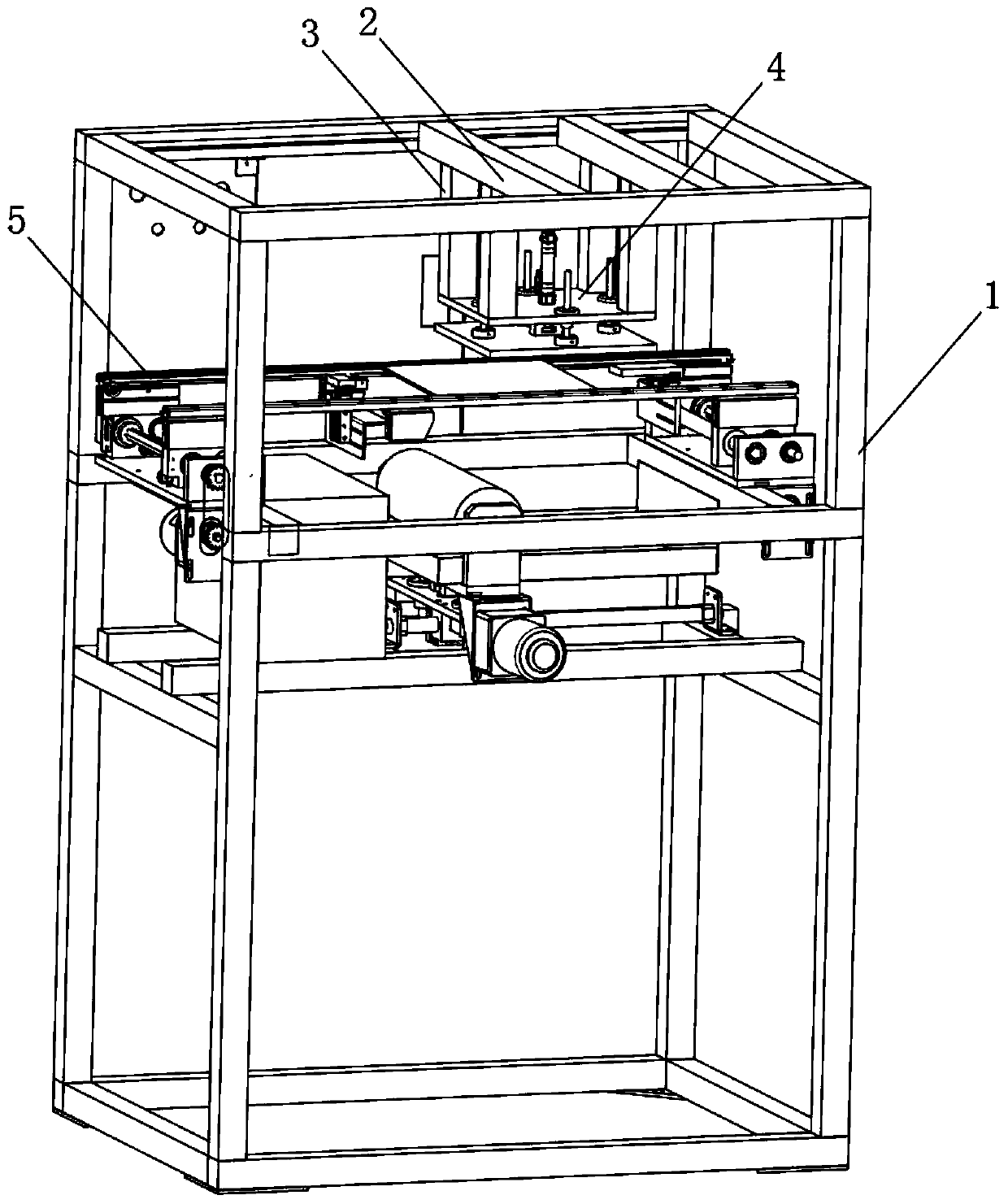 Compressing and positioning mechanism in suite fabric tailoring process