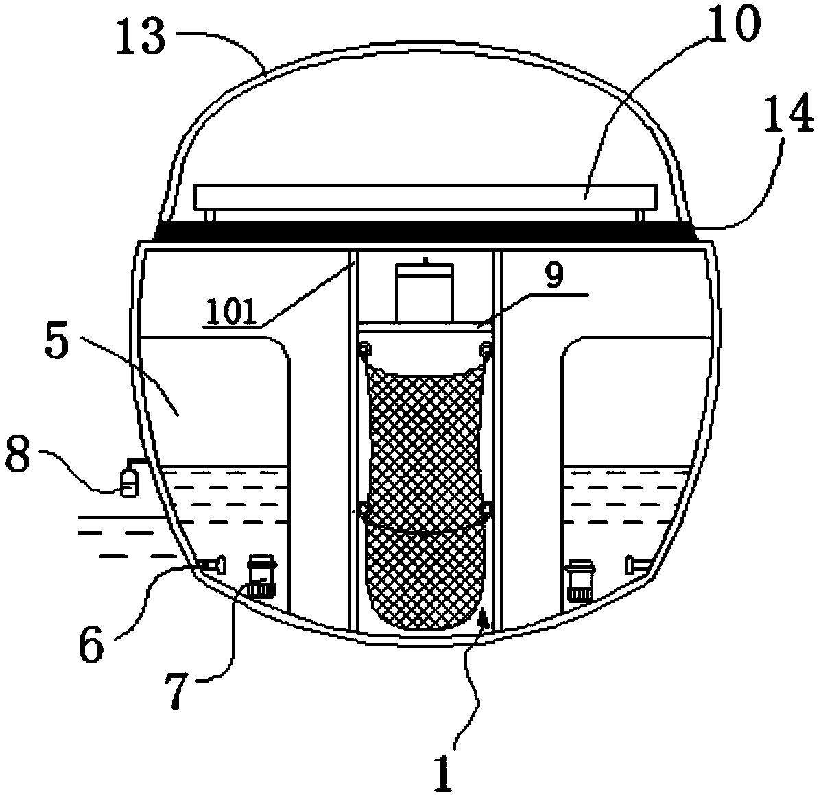 Mobile marine micro-plastic recovery vessel and marine micro-plastic recovery method thereof